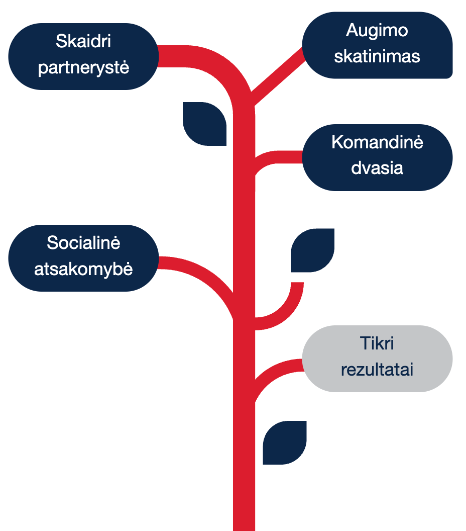 REMAX vertybių medis.